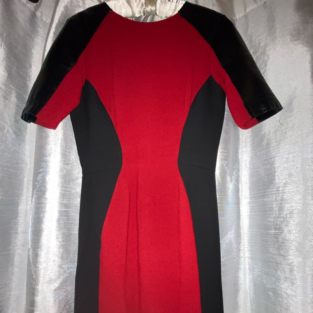 Black and Red Zara Dress